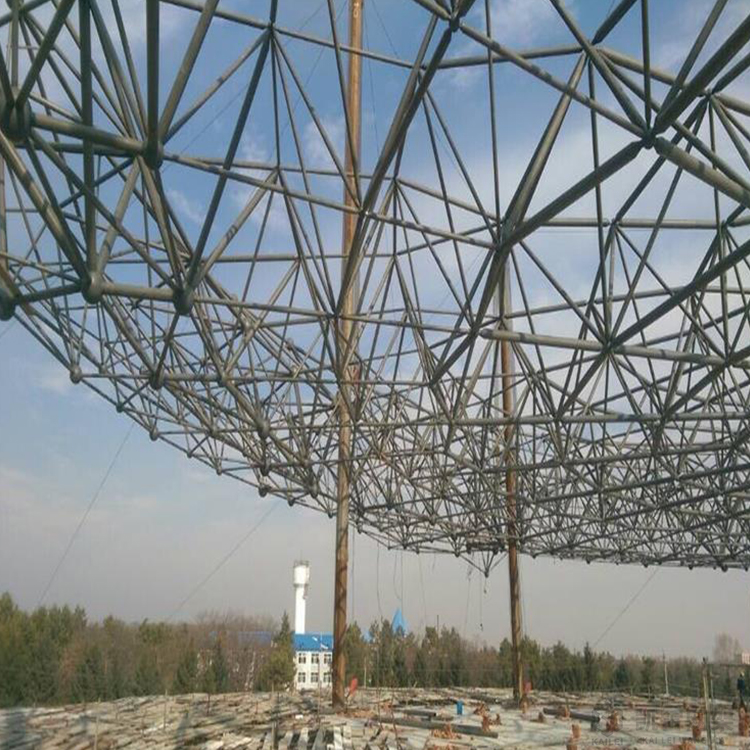 达州球形网架钢结构施工方案